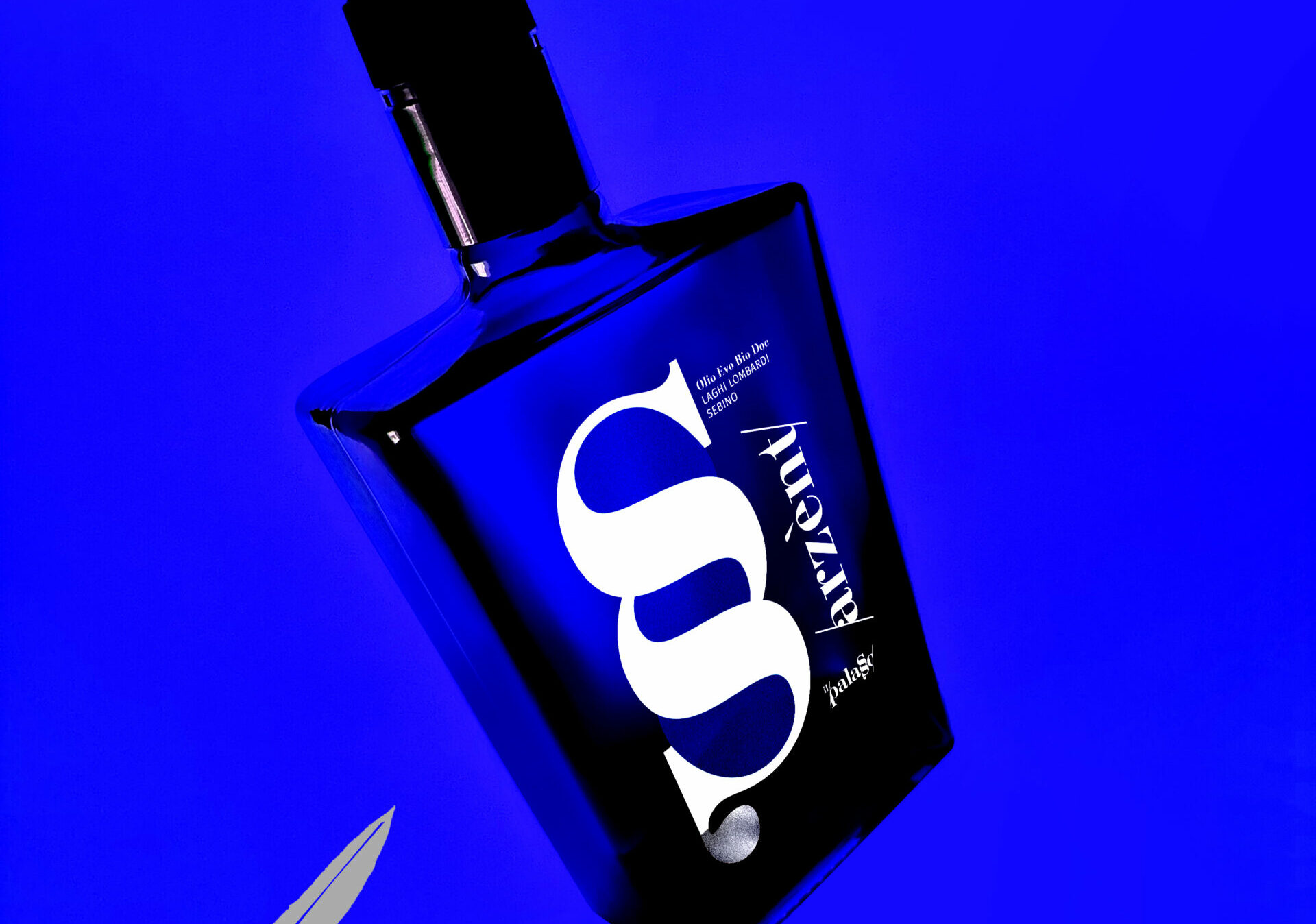 Bottiglia e label design per olio Il Palasso